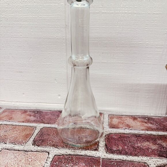 Apothecary Beaker Glass Halloween Prop Bottle Dispenser Cruet Flask 8.5" Unique - Picture 11 of 13